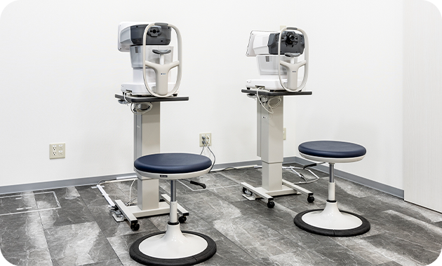 経験豊富な視能訓練士による「アイドック」検診対応
